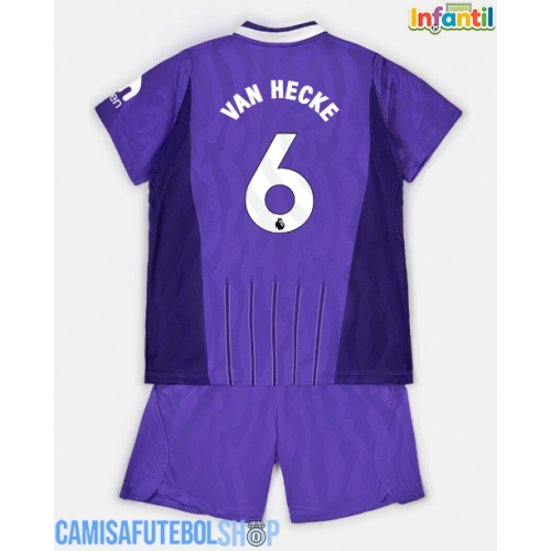Camisa de time de futebol Tottenham Hotspur Jan Paul van Hecke #6 Replicas 3º Equipamento Infantil 2026-27 Manga Curta (+ Calças curtas)